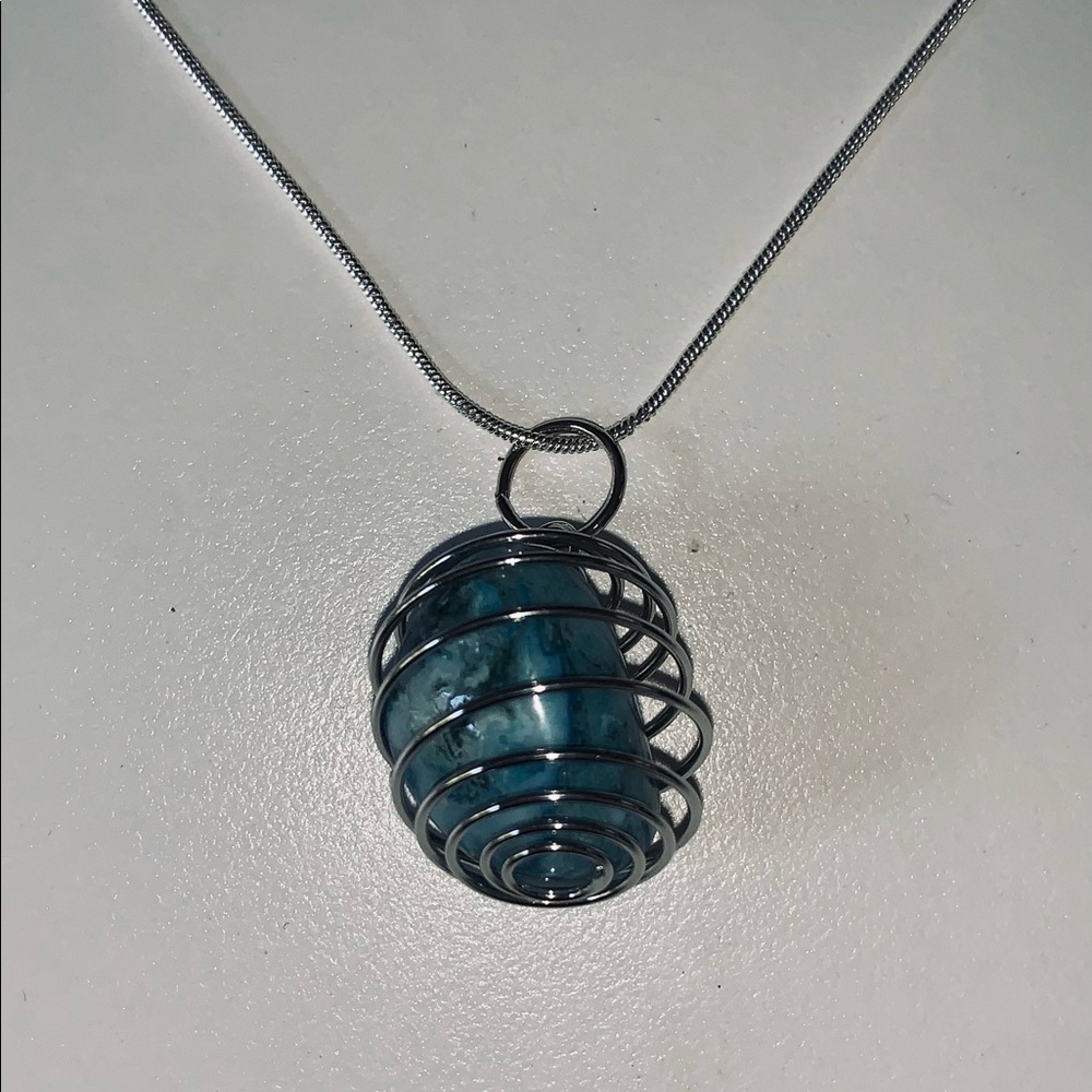 Handmade crystal necklace